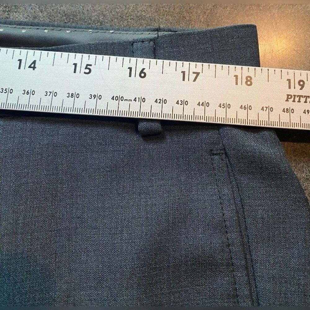 Michael Strahan Collection Pants Men’s 36 X 32 Dark Gray Dress - Picture 4 of 6